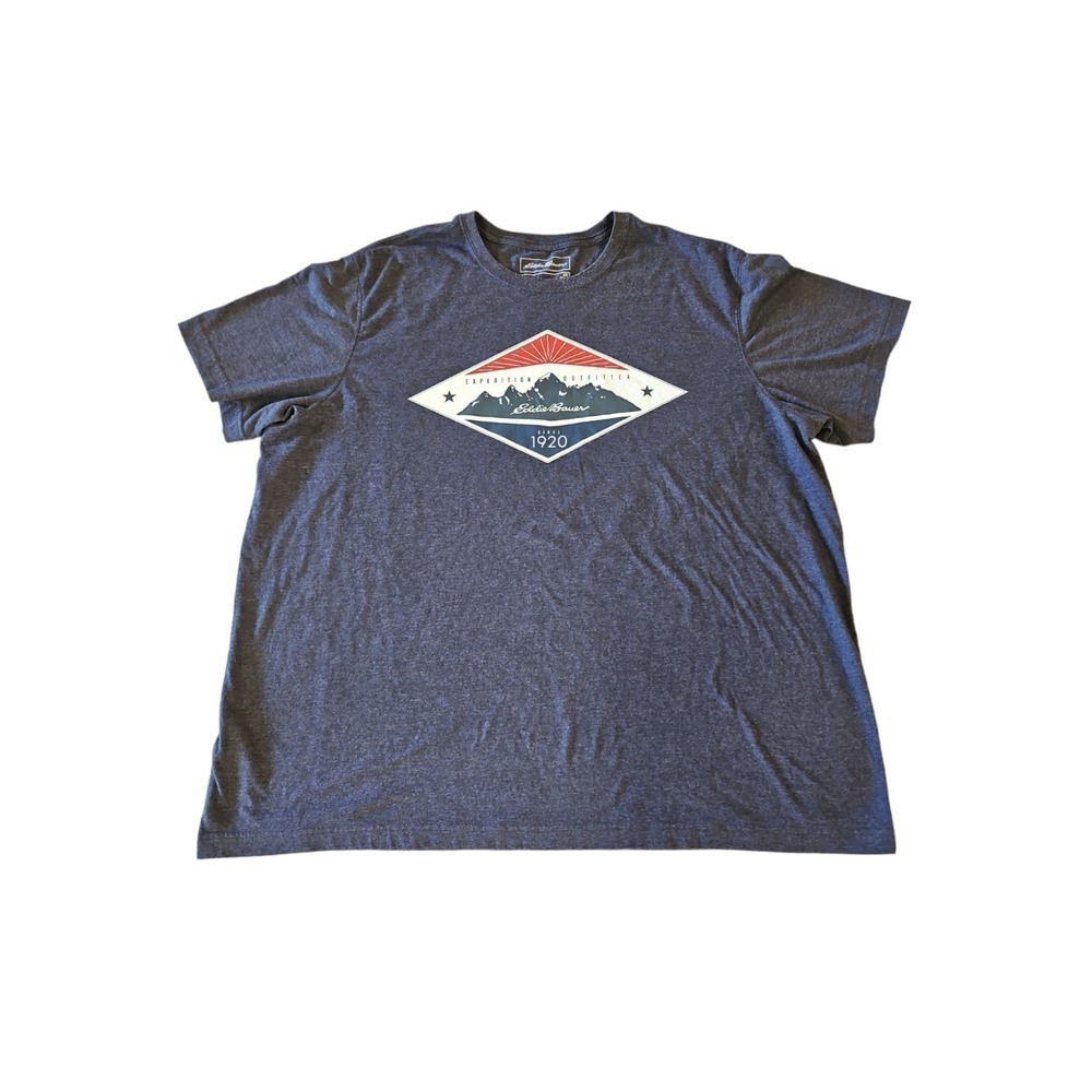 Eddie Bauer Men's Short Sleeve Graphic T-Shirt Sz XXL